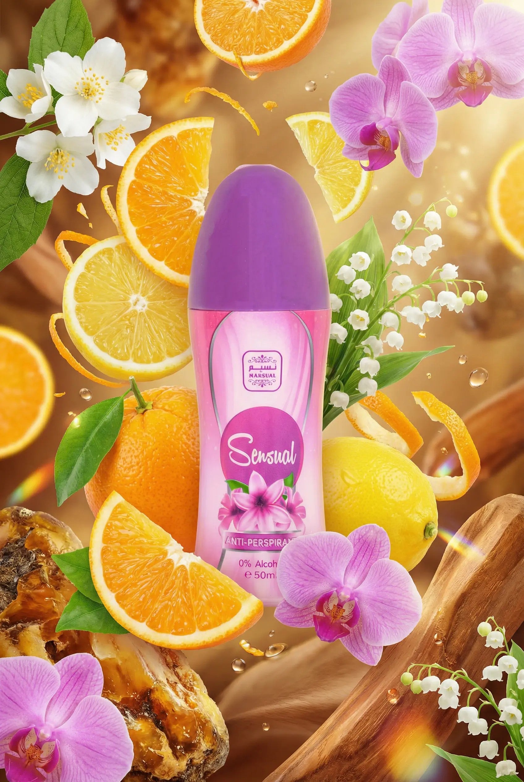 sensual anti-perspirant roll on 50 ml
